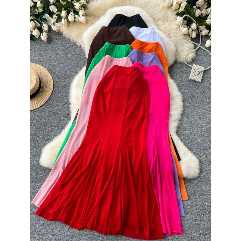 High Cold Adult Lady like Woman Wear Women's Work Clothing All-Match Tutu Stylish Stretch Silm Mesh Patchwork Fishtail Bodycon Dress