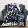 Customiz Name Personality Murder Drones Blanket Soft &Warm Sofa Office Bed Travel Lunch Break Blanket, Gift Suitable All Seasons