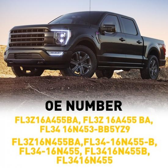 Left & Right Side Rear Running Board End Cap Fits Ford F-150 F-250 2015-
