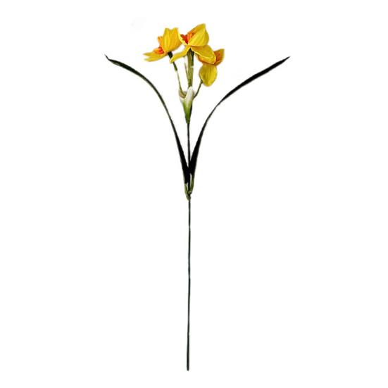 Künstliche Blumen Realistische Narzissen für Heimdeko Nordischer Stil Langlebig Kein Wasser Benötigt Flexible Stiele Sicher Floral