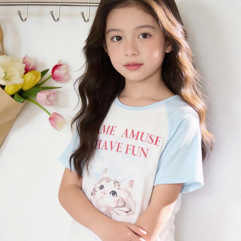 DOMIO Girls' Short-Sleeve T-Shirt
