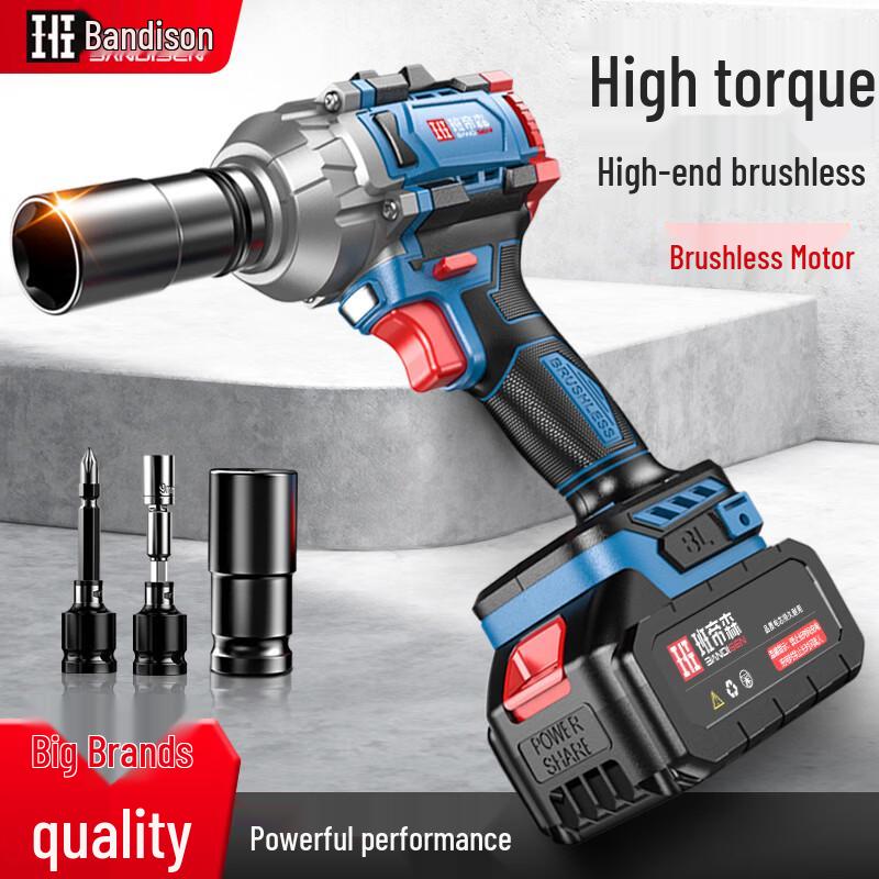 Bandeson 21V Brushless Electric Impact Wrench CN plug (adapter included)
