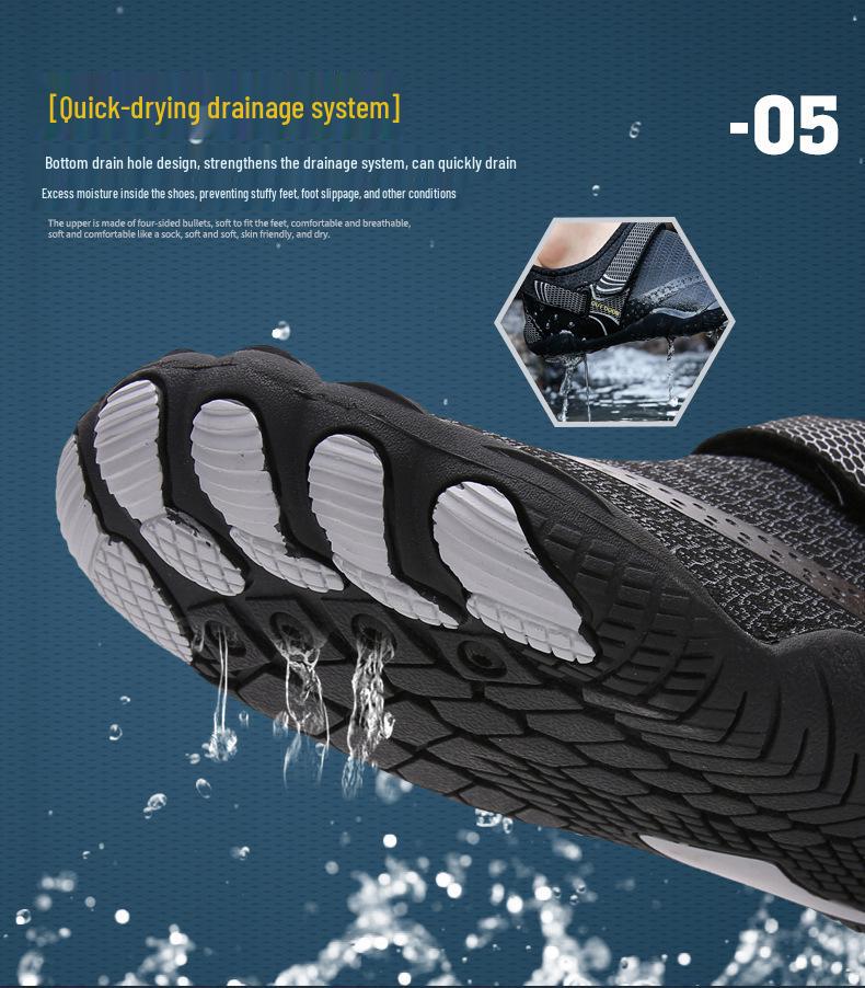 Unisex Sommar Barfota Klättring och Trekking Skor - Andningsbara, Mångsidiga för Strand, Simning, Utomhus, Inomhus, Yoga Aktiviteter