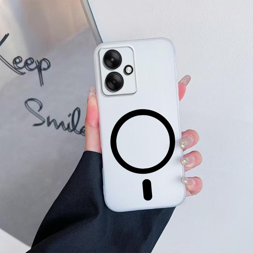 Case for Xiaomi Redmi 13C 5G,POCO M6 5G Premium Magnetic Matte Phone Casing Protection Cover