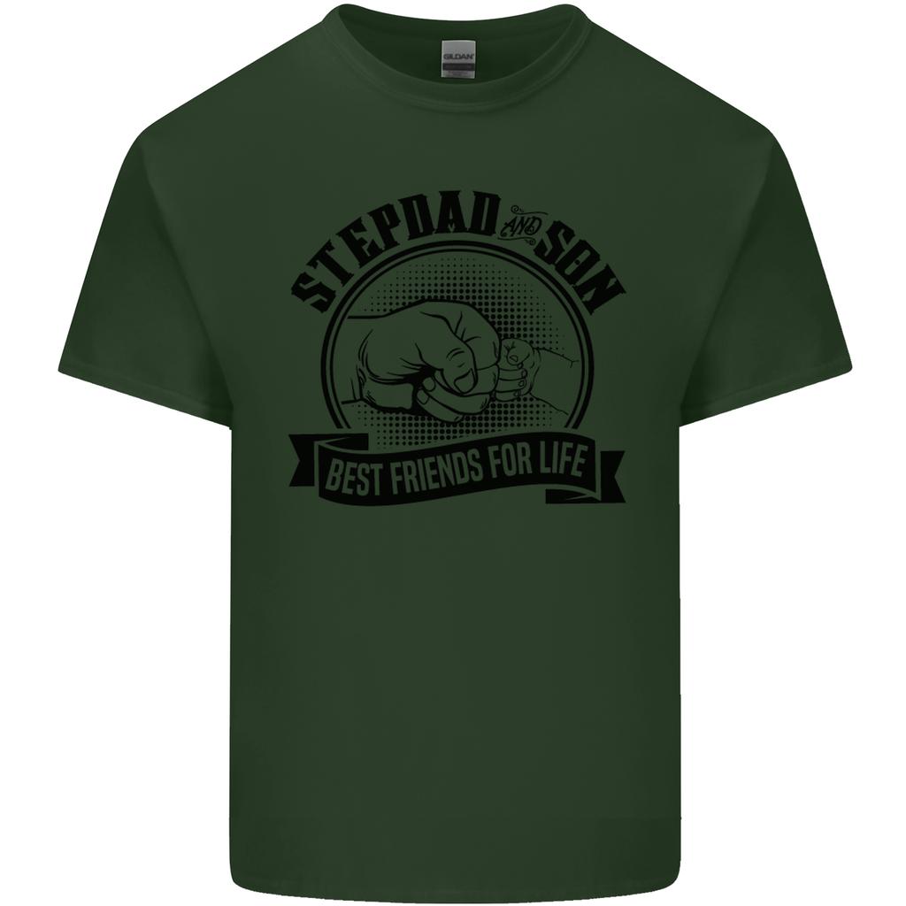 Stepdad Son Best Friends Fathers Day Unisexs Light Cotton TShirt