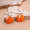 Scallop Shell Drop Earrings Bohemian Starfish Pendant Earrings Retro Starfish Stud Earrings  Girl