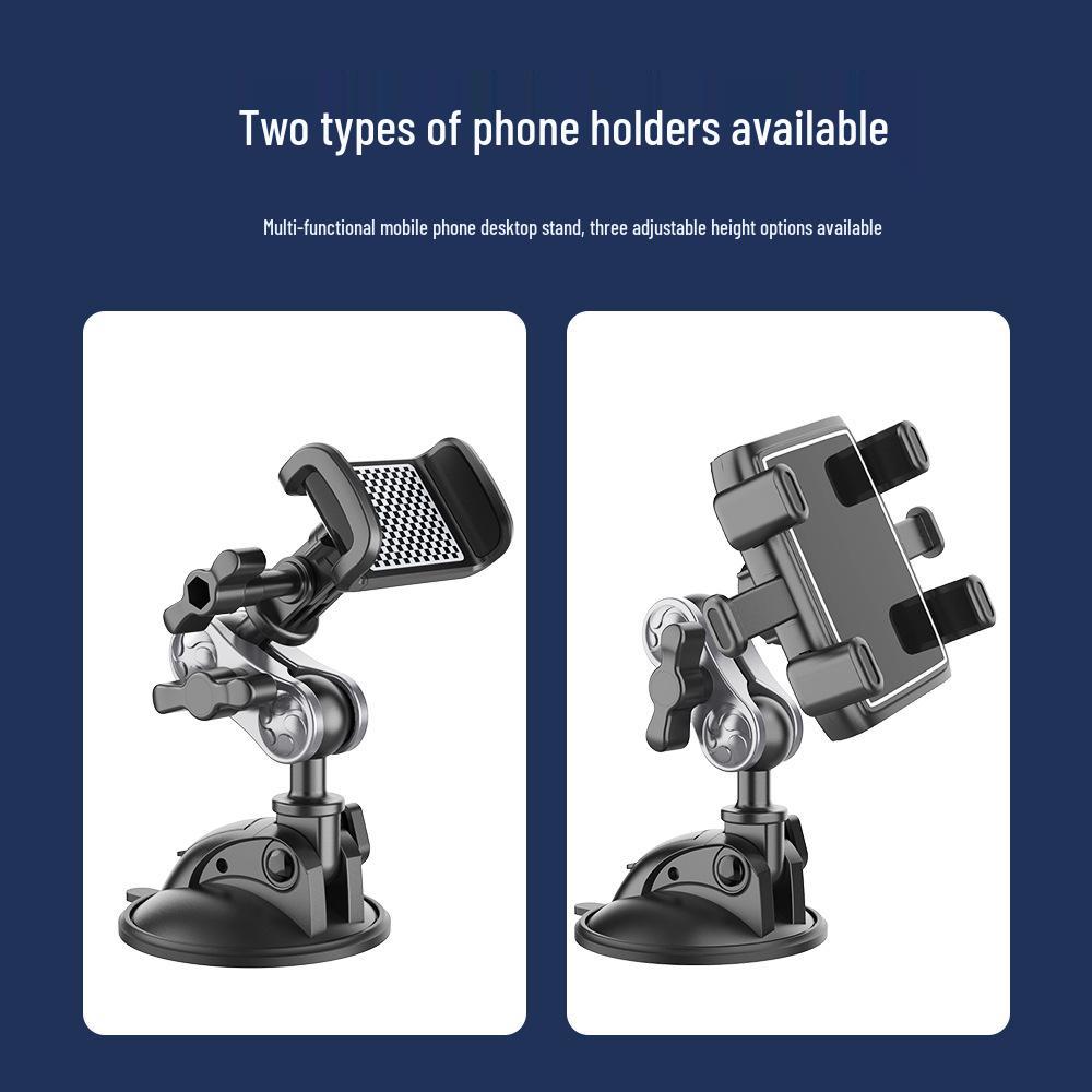 Universal Rotating Suction Cup Phone Holder for Car Windshield Navigation