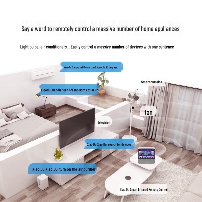 Xiaodu Smart Screen X8 Pro AI Röstassistent