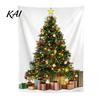 Wall Tapestry for Party Merry Christmas Tapestry, Hanging Fabric Backdrop, Xmas Tree Winter Holiday Art Living Room, Bedroom Decoration, 59"