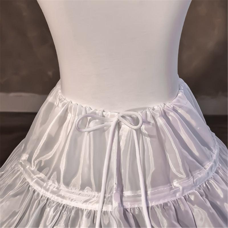 Childrens White Underskirt With Flexible Support Structure Ideal For Formal Event And Performances
