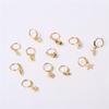 Gold Plated Pendant Nose Ring Hoop for Women Crystal Nose Hoop Protection Jewelry Nose Piercing Cartilage Earring Piercing