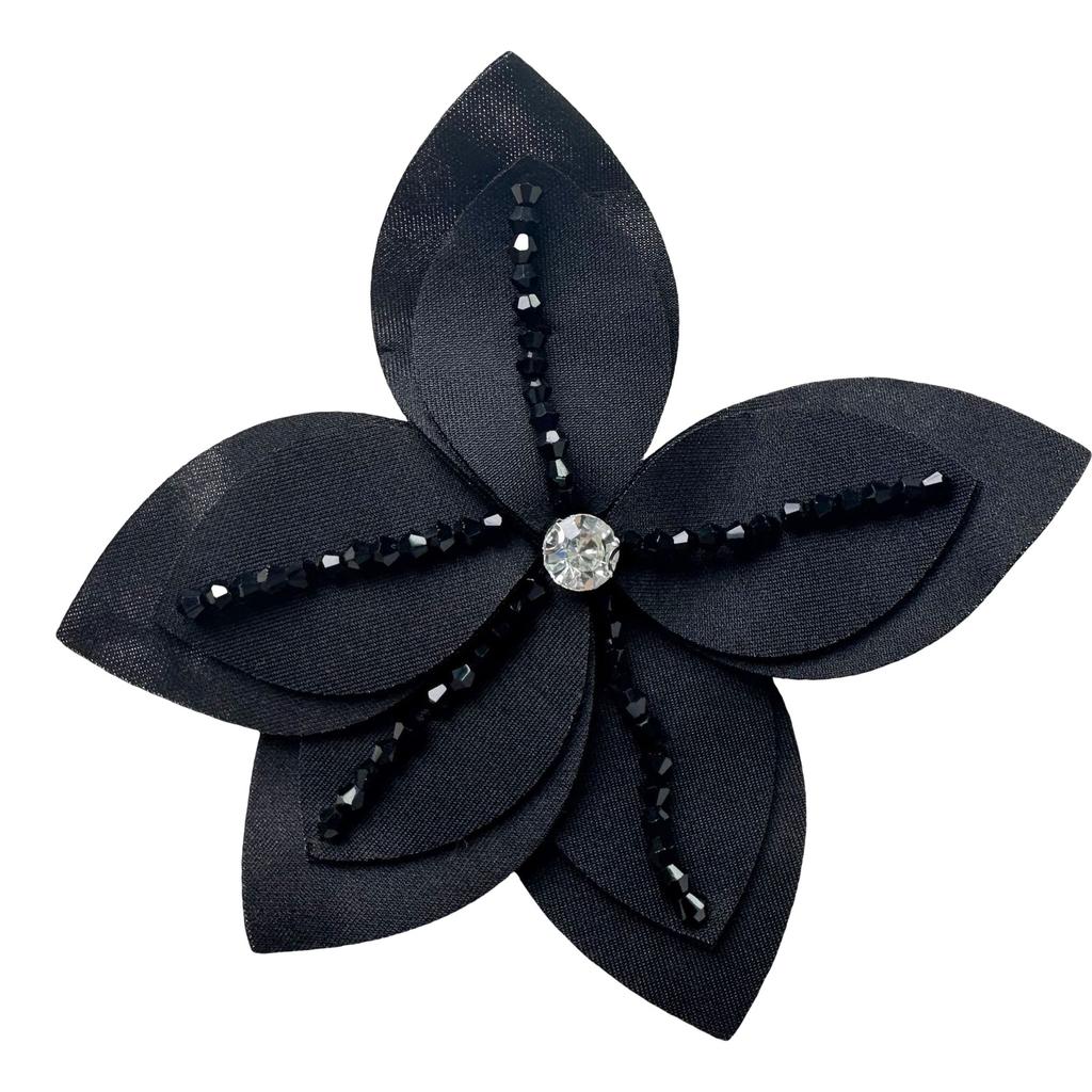 Camellia Snake Shape Brooch Fashion Women Brooch Elegant Cotton Lapel Pin for Casual Wear