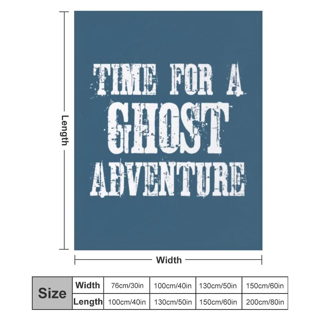 New Time for a ghost adventure Throw Blanket Blankets For Baby Heavy Kid'S halloween Blankets