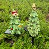 New LED Solar Lights Christmas Atmosphere Decoration Ground Plug Light Christmas Tree Lights Lawn Park Corridor Courtyard Lamp