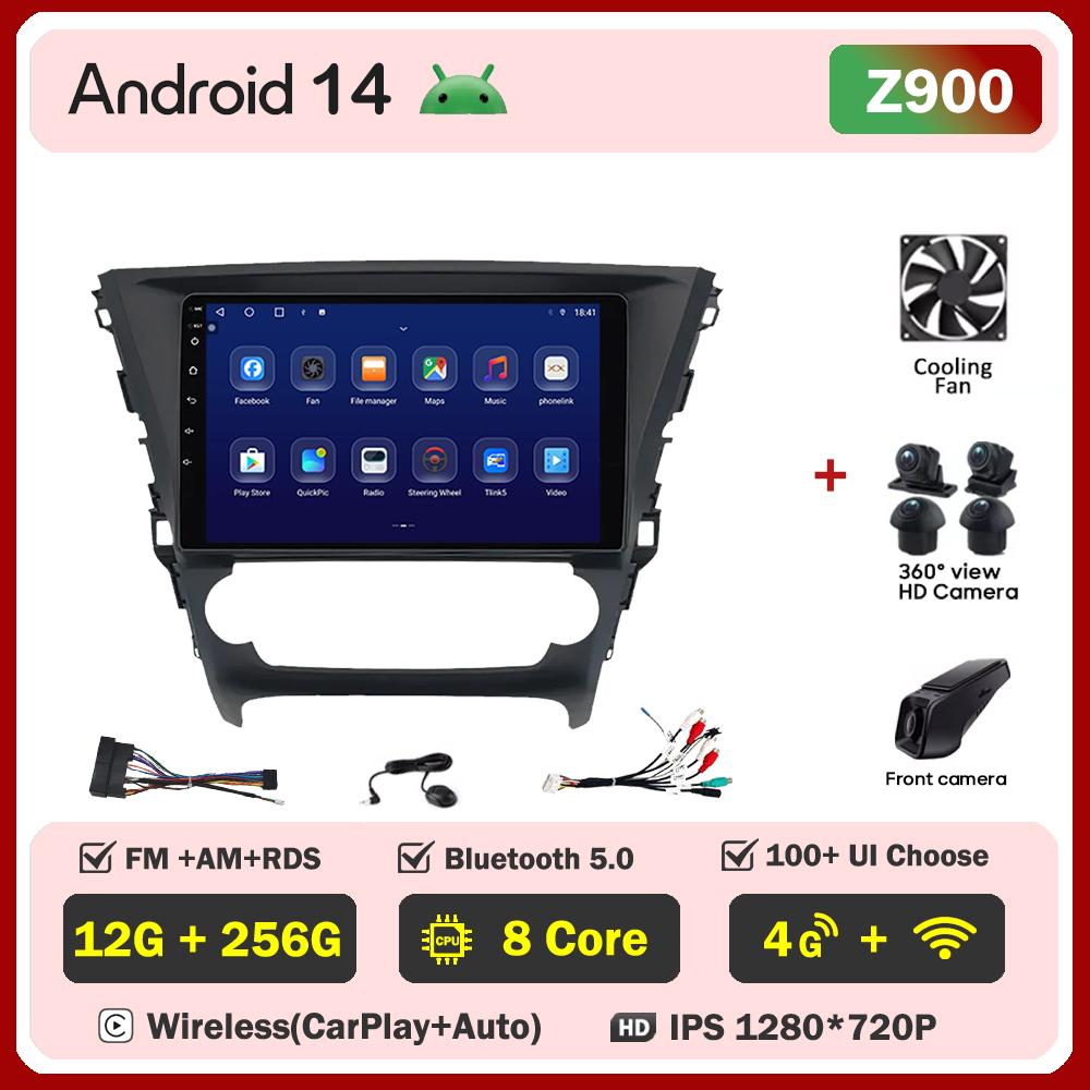 For Toyota Avensis 2018-2020 Car Radio Player Car Carplay Screen Autoradio Mirror Link Car Intelligent Systems Touch Screen RDS