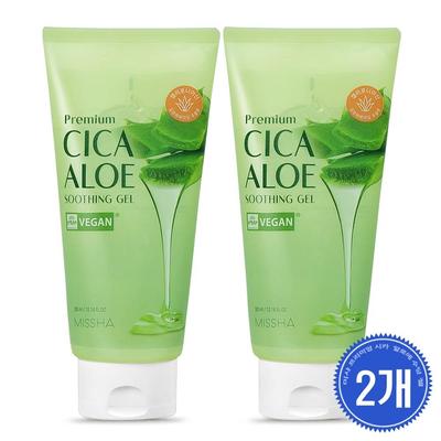 1+1 Premium Cica Aloe Gel Lenitivo 300 ml, 2 unità