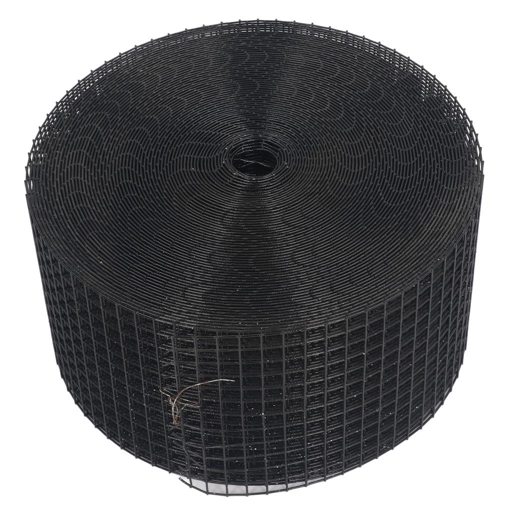 Rolă de plasă de sârmă anti-păsări pentru panouri solare, acoperită cu PVC, neagră, rezistentă la rugină, de 30 m