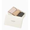Women's Glitter Mid-calf Socks 3-Piece Set JASS6E400 BK