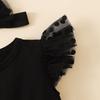 Nyári Patchwork Hálós Ujjatlan Jumpsuit Kislányoknak - Besteller Háromszög Body