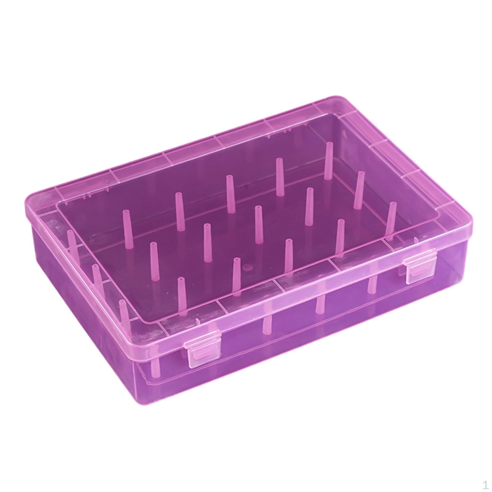 

Organizer Case for 24 Spools of Sewing Thread And Other Craft Materials. розовый