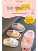 Children's Winter Cotton Slippers - Warm Non-slip Plush, Closed Heel Cartoon Fur for Boys, Girls, Toddlers, and Babies