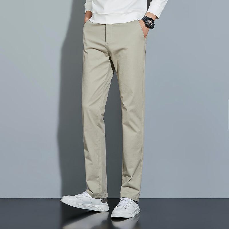 ROMON Men's Loose Straight Casual Pants LM608