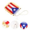 LALADEFIEE Rear View Mirror Hanging Flag Car Ornament Rear View Mirror Rear View Mirror