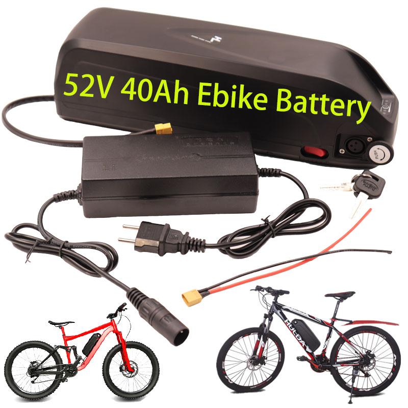 

Мощный велосипедный литиевый аккумулятор 52 В 750 Вт Bafang BBS02, двигатель для электровелосипеда со средним приводом и Hailong Samsung 18650 36 В 17 А 60 В 20 А 52 В