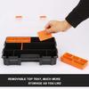 High Capacity 50kg Impact Resistant Modular Tool Organizers Box With Storage Space Suitable For Professional Contractors