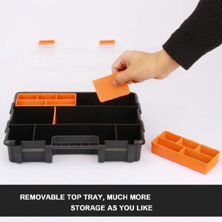 High Capacity 50kg Impact Resistant Modular Tool Organizers Box With Storage Space Suitable For Professional Contractors