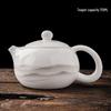 Qixuanyuan Mutton Fat Jade Porcelain Travel White Porcelain Tea Set