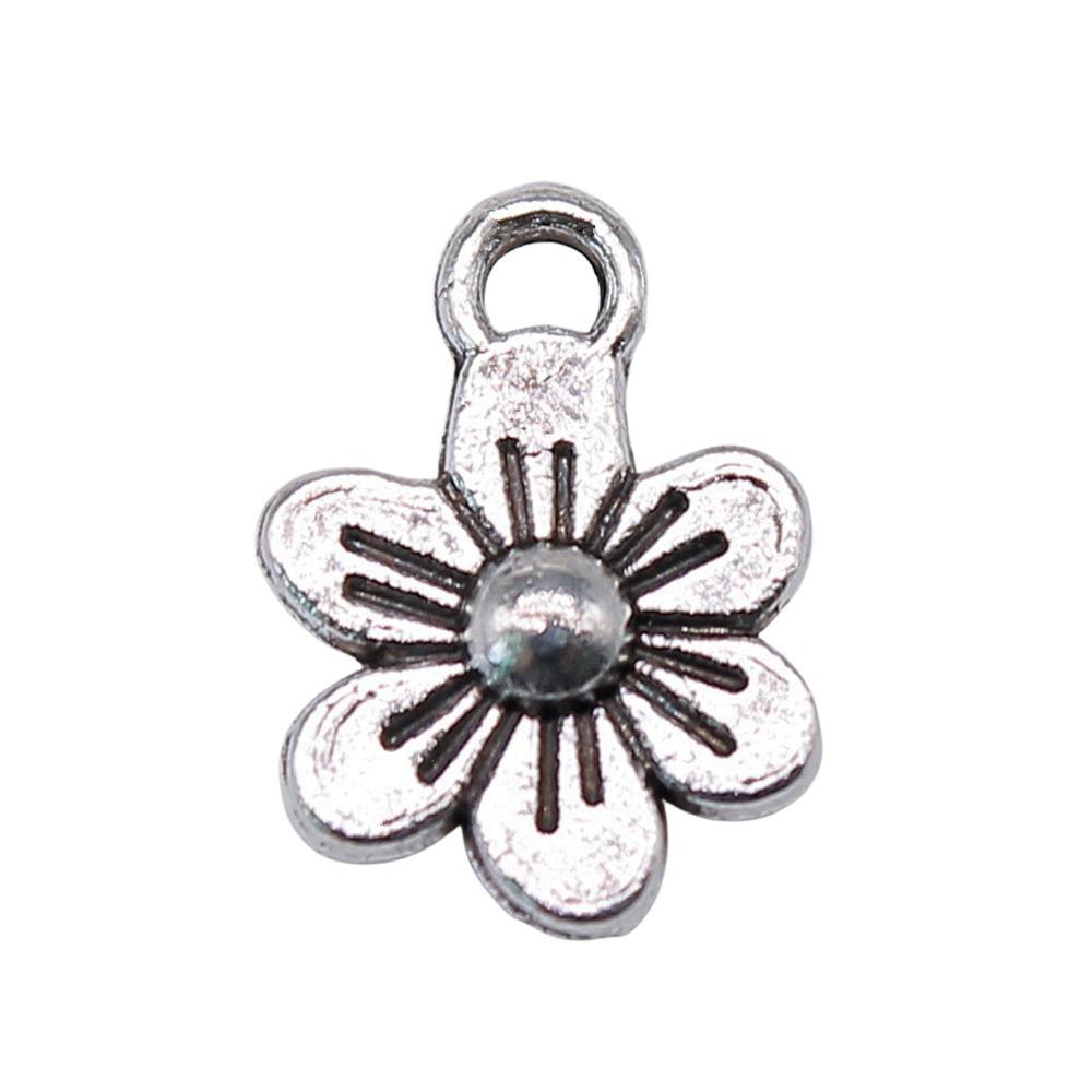 Charms Small Flower Pendants Wedding Jewelry Findings QC116