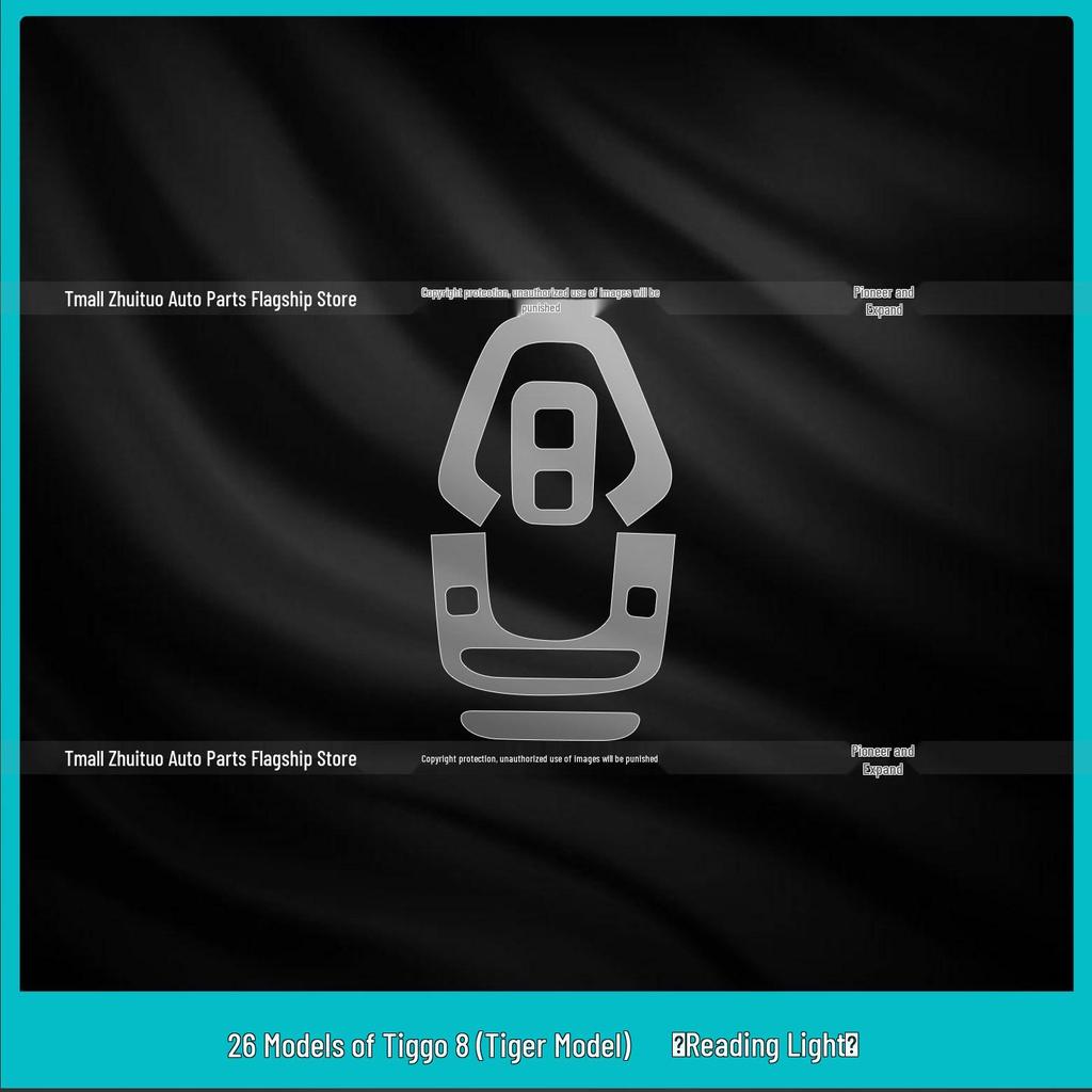 Compatible Gear Shift Button Sticker & Interior Protection Film for 5th Gen Chery Tiggo 8 (26 Models)