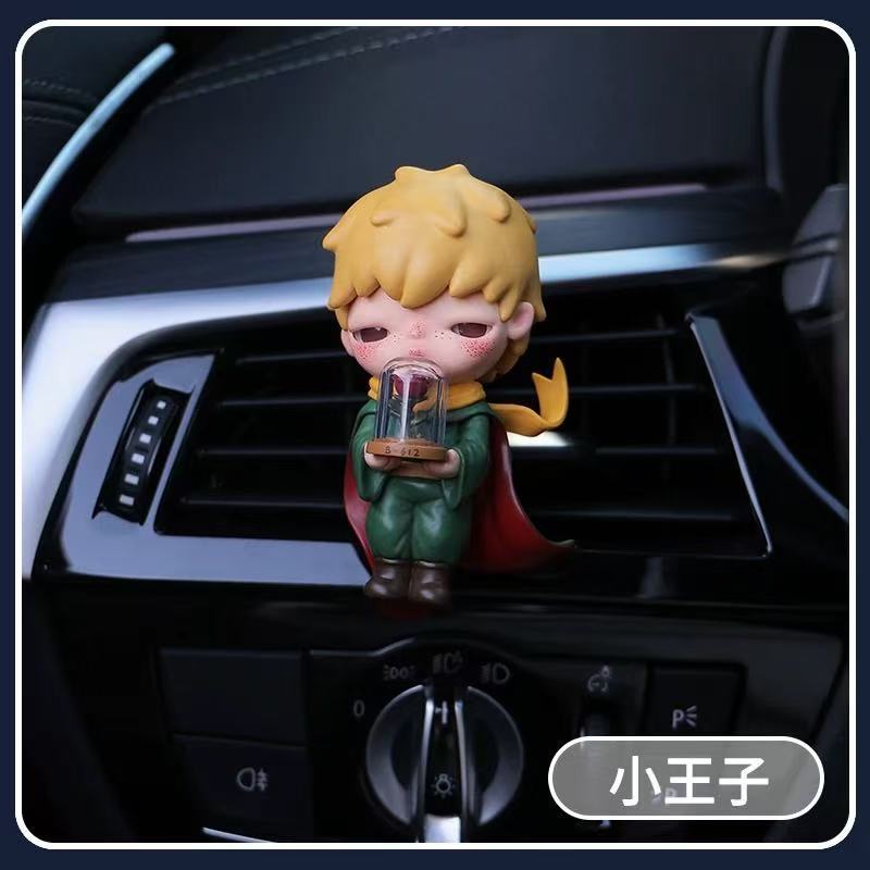 Hirono x Little Prince Rose Collaboration Car Air Vent Diffuser and Decorative Ornament for Men and Women