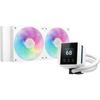 Flüssigkeitskühler - DEEPCOOL - MYSTIQUE 240 WH ARGB - 12 cm - RGB - Komplettes Prozessor-Kit