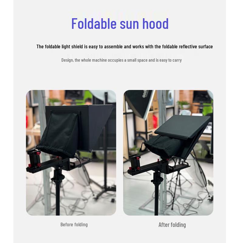Tianying Shitong TY-T5K Portable Teleprompter with Tripod