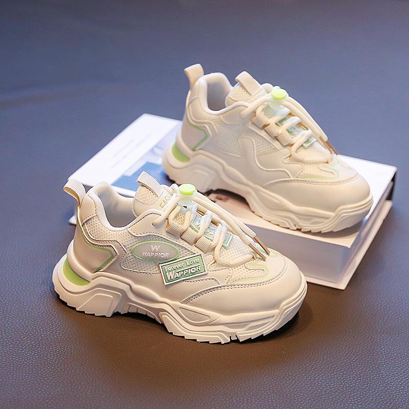 Весенние детские сетчатые износостойкие кроссовки с мягкой подошвой дышащие туфли-лодочки — фото 3