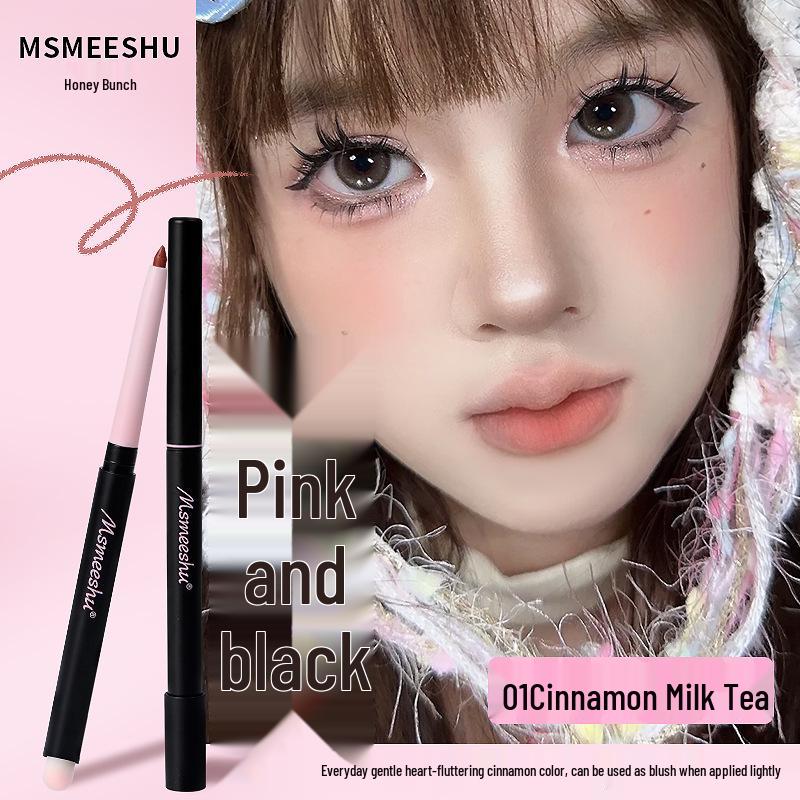 Honey Bundle Lip Kit: Double-Ended Liner & Brush for Silky Matte Velvet Lips, Long-Lasting Color & Whitening Effect