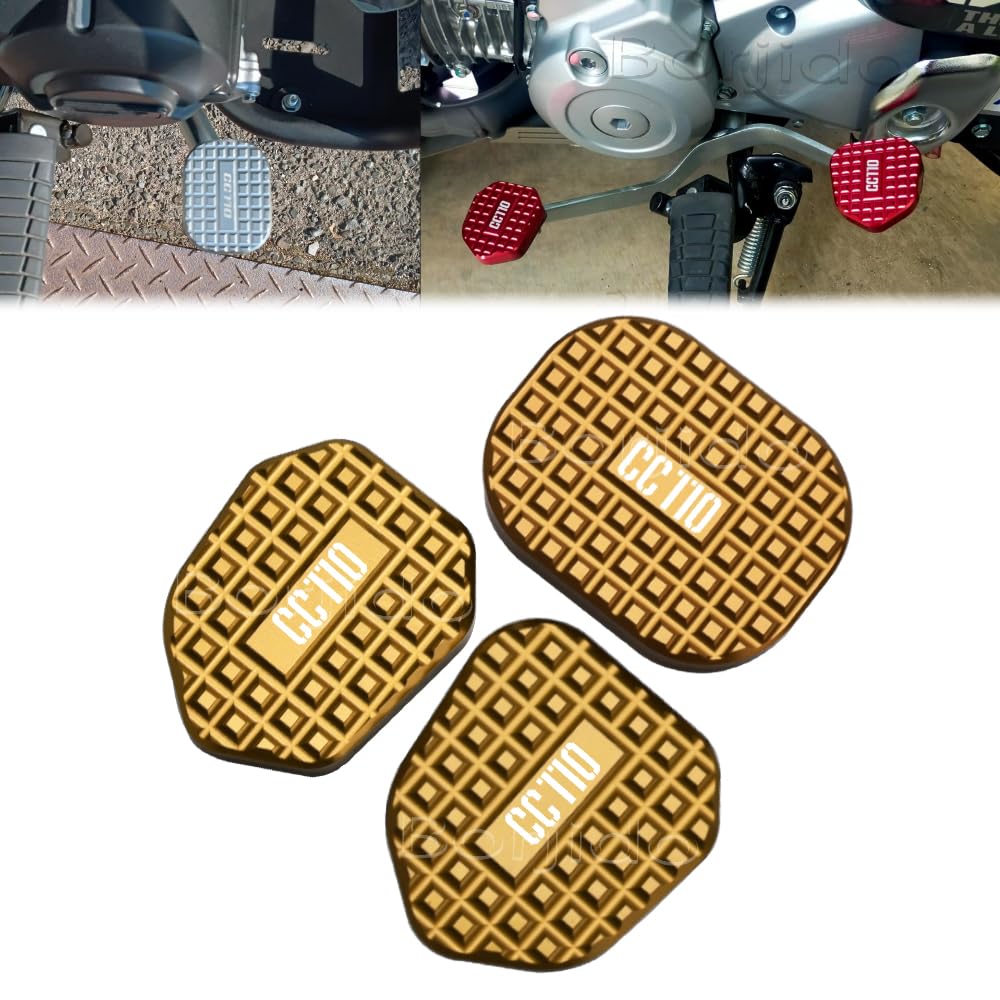 

Cross Cub 110 CC110 CC 110 Cross Cub (JA60) Комплект сменных подножек ЧПУ Накладка на педаль тормоза Для мотоцикла Cross Cub cc110 Передняя Задняя Педаль переключения передач Накладка на педаль тормоза