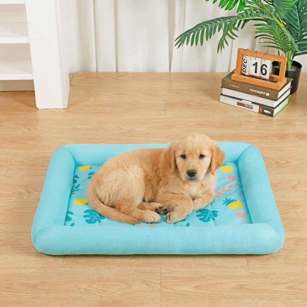 Non-Slip Pet Cooling Mat Square Dog Sleeping Pad Cat Sleeping Mat Cooling Puppy Bed Kennel