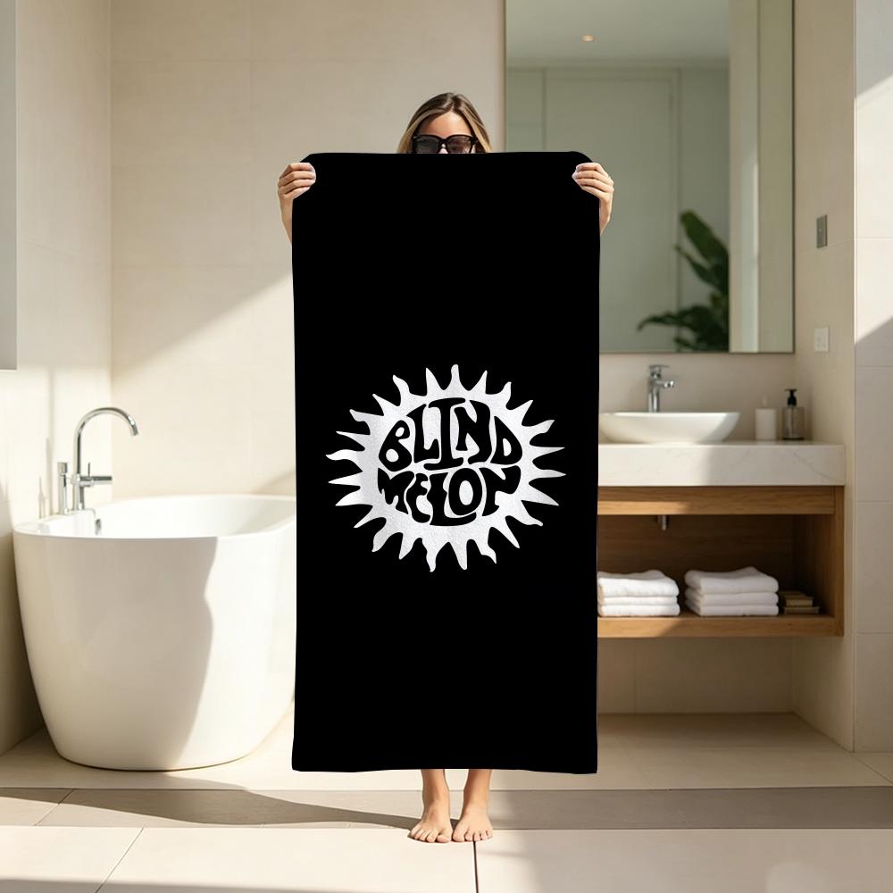 Rock Bands LOGO B-BlindS MelonS Towel ultra-fine fiber quick drying absorbent bath towel, outdoor swimming sports towel