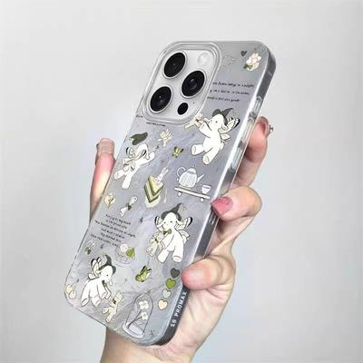 Huaqiangbei for Apple Phone Protection Case All Inclusive 15pro Phone Case for Apple Phone Protection Case Cartoon Women
