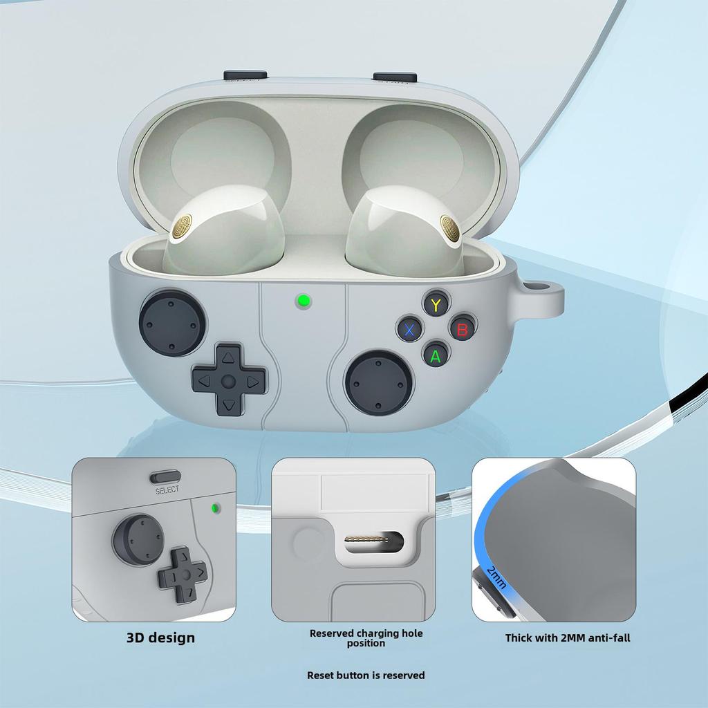 Applicable Sony XM5 & LinkBuds Earphone Protective Case - Anti-Drop Silicone Soft Shell