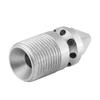 Pressure Washer Jetter Nozzle Stainless Steel Sewer Jetter Nozzle 3/8BSP Male Thread High Pressure Cleaning Machine Accessories