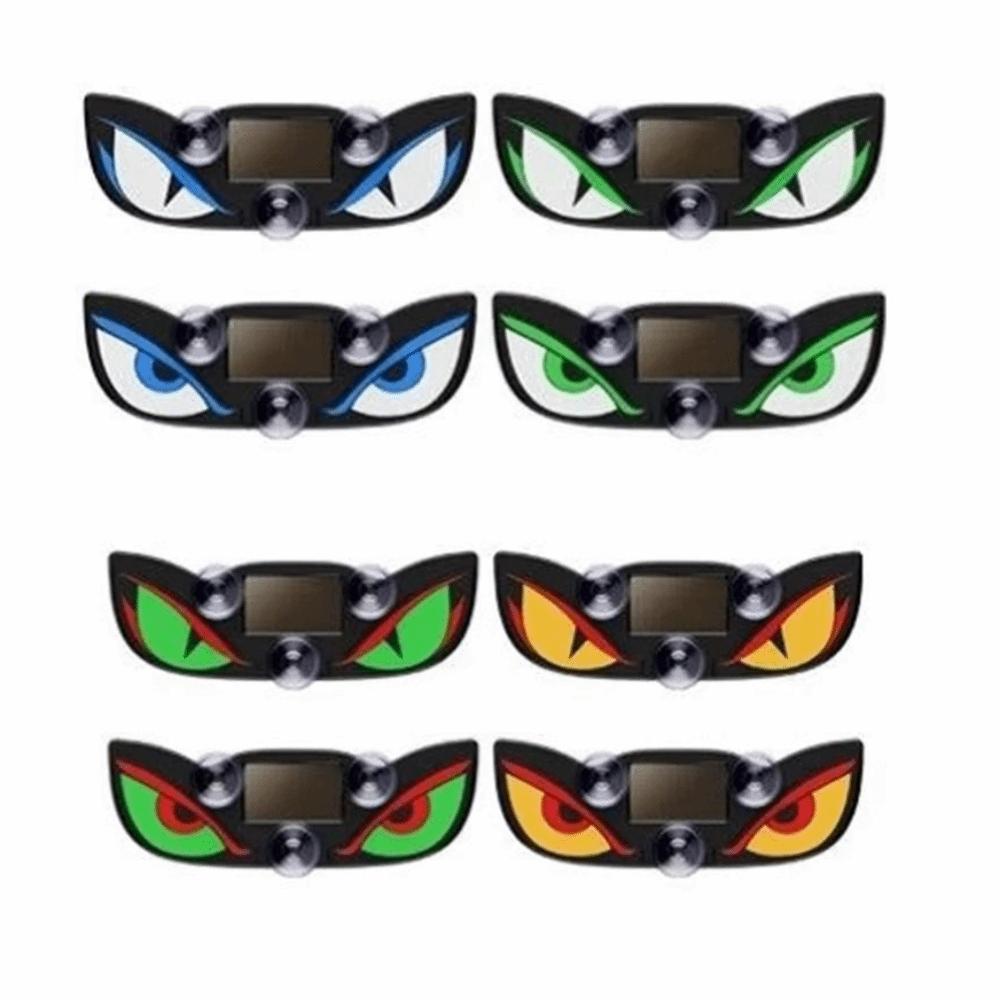 Solar Powered Solar Warning Light Animated Vehicle Signal Lights Demon Eye Light SUV