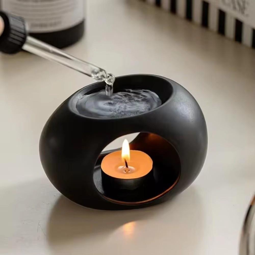 Minimalist Essential Oil Burner Decorative Aromatherapy Burner Candle Heating Holder  Bedroom
