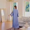 New Light Luxury Embroidered Muslim Abaya Dress - Dubai Style Evening Gown