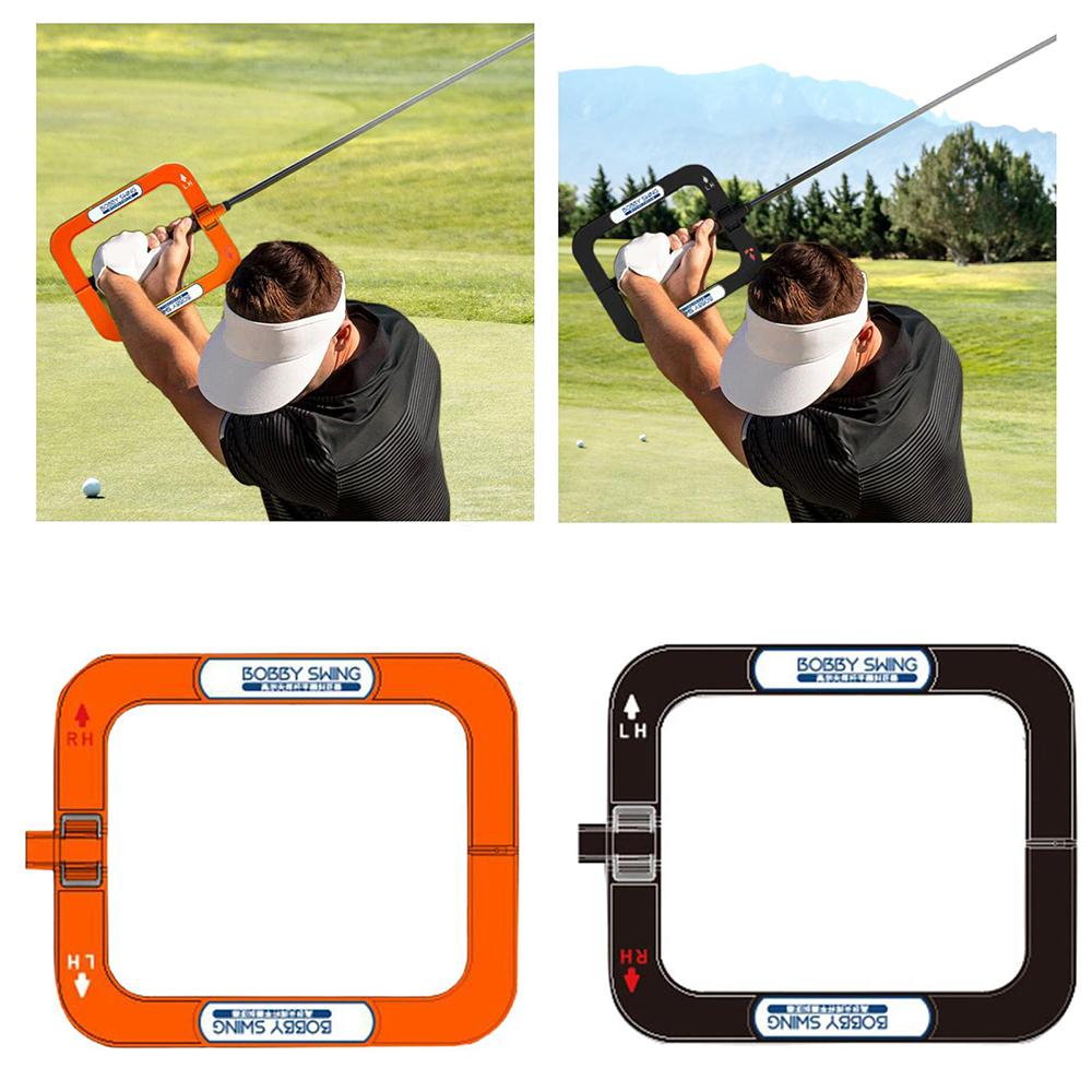 1 ks Golfový trenér švihu Přenosný pomůcka pro trénink golfového švihu Korektor roviny golfového švihu Pomůcka pro správné držení těla při švihu
