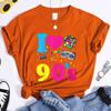 Women's Fashion 90's T-Shirt Summer Casual Classic 90's Shirt Loose Women's T-Shirt Tops