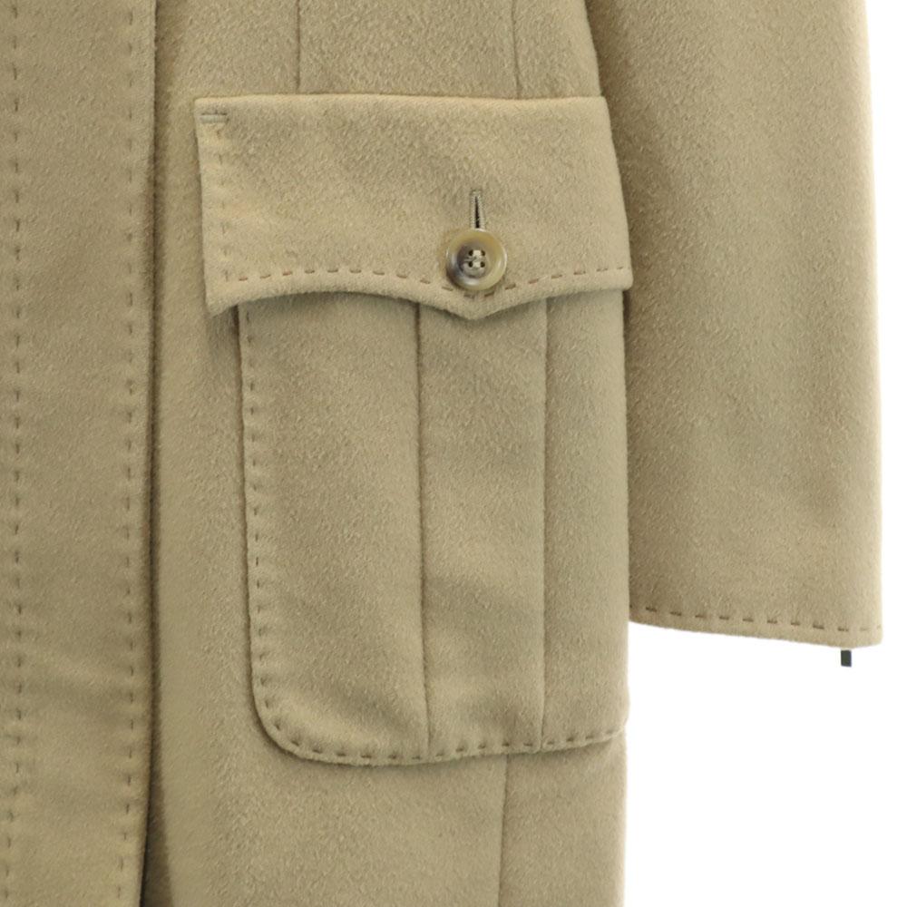 Sportmax Made In Italy Wool Blend Long Coat 42 Beige With Belt Women Used